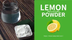 KangMed Organic Instant Fruit Powder Product: Lemon Powder